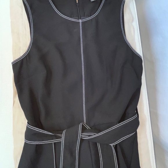 En Thread (XS) pantsuit, sleeveless, with top-stitching & tie, NWOT. - Picture 10 of 16